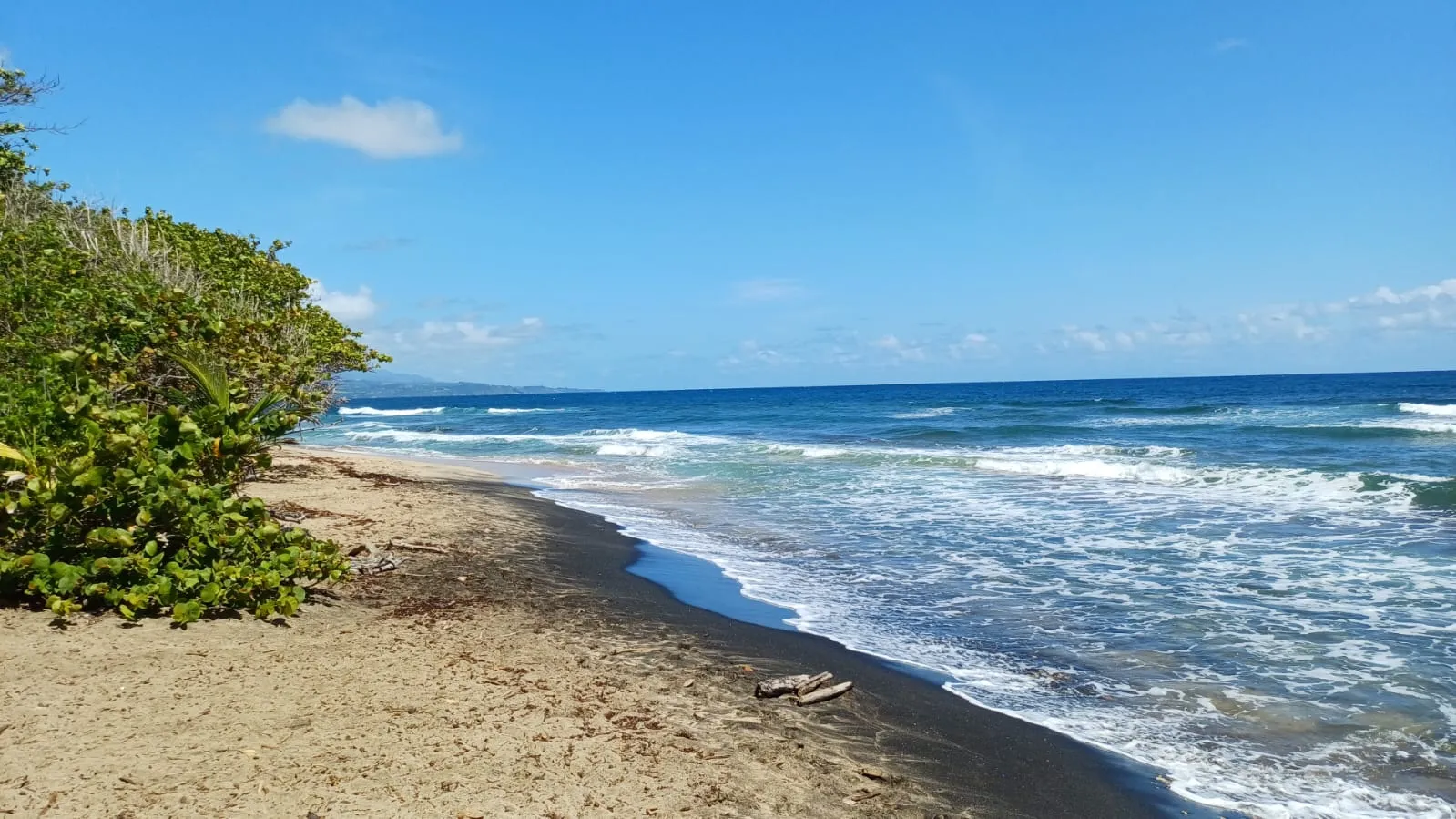 La plage des Surfeurs à Tartane, vagues régulières.